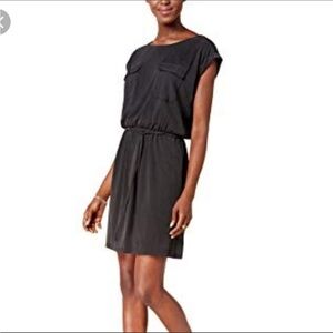 Bar iii cinched waist tie front  dress xl